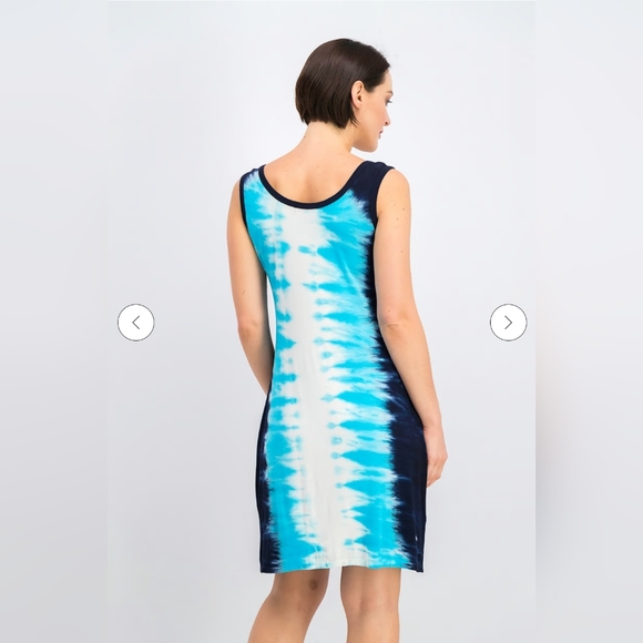 ❤️ CALVIN KLEIN TIE DYE TANK JERSEY DRESS, 8 - Picture 4 of 10